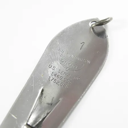 Huntington Weedless ORIGINAL DRONE SPOON 1 Blinker, Nickel, 11g, #2354