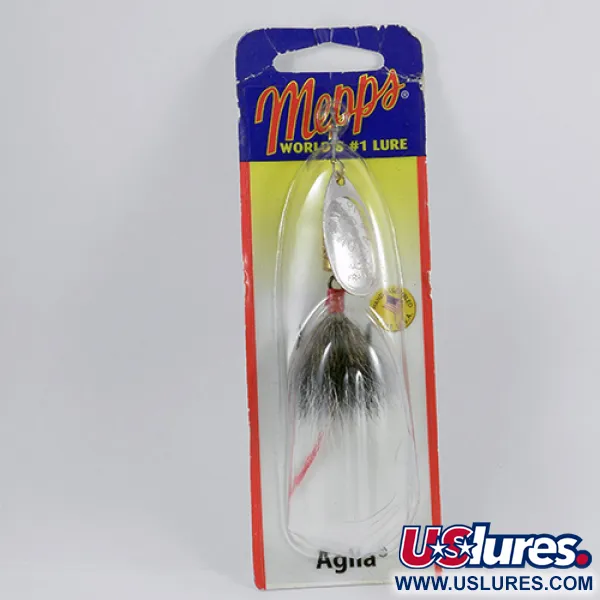 Mepps Aglia 3 Spinner, Silber, 7,3g, Eichhörnchenschwanz, #2366