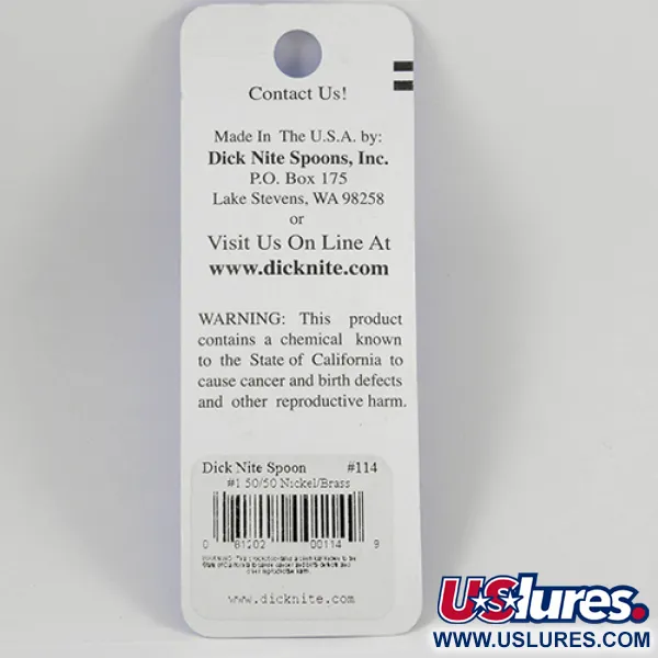 Dick Nite #1 Schlepplöffel, Nickel / Gold, 1g, #2368