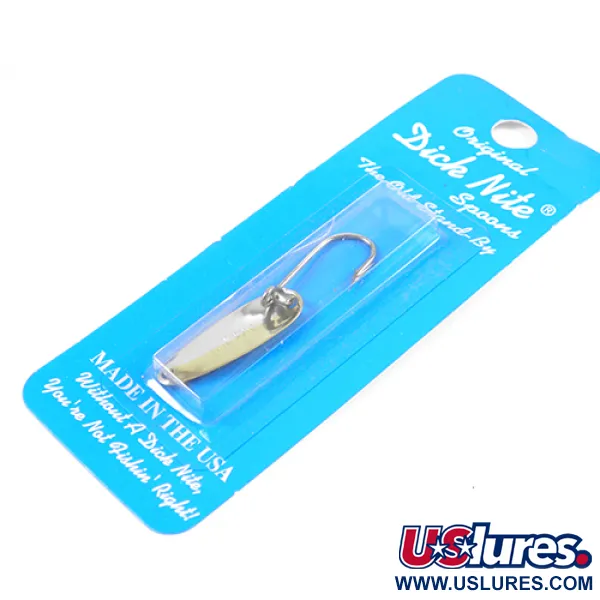 Dick Nite #1 Schlepplöffel, Nickel / Gold, 1g, #2368