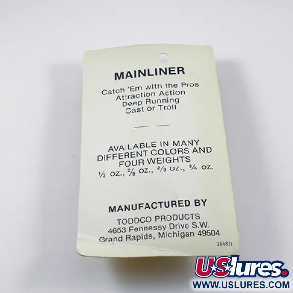 TODDCO Main liner Blinker, Glow, 11g, Leuchtend, #2381