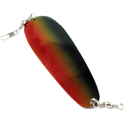 Shasta Tackle Sling Blade Dodger, Rot/Grün/Nickel, 14g, #2403