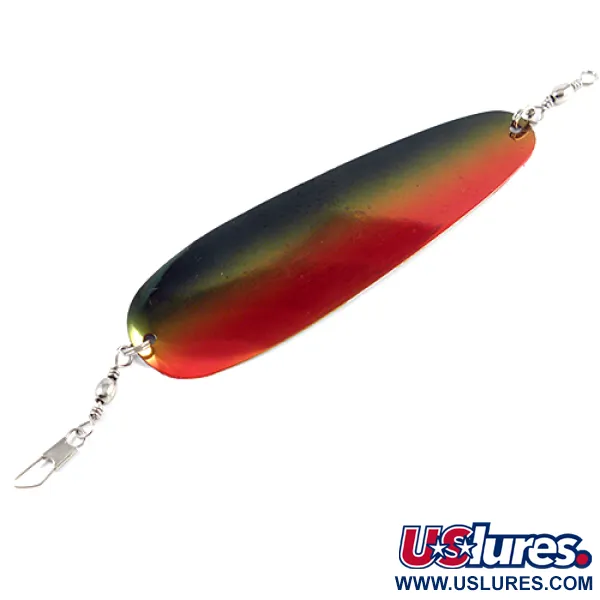 Shasta Tackle Sling Blade Dodger, Rot/Grün/Nickel, 14g, #2403