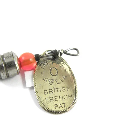 Mepps Aglia 0 Spinner, Messing, 2,5g, Klassisches Design, #2404