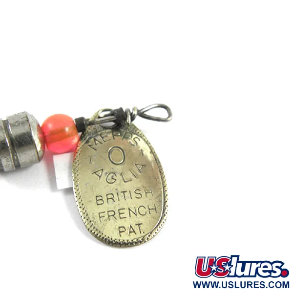 Mepps Aglia 0 Spinner, Messing, 2,5g, Klassisches Design, #2404