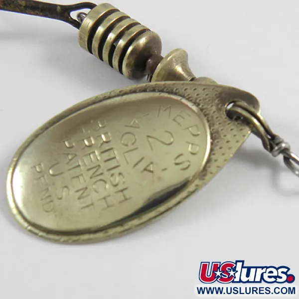 Mepps Aglia 2 Spinner, Messing, 4,5g, Sofortrotation, #2405