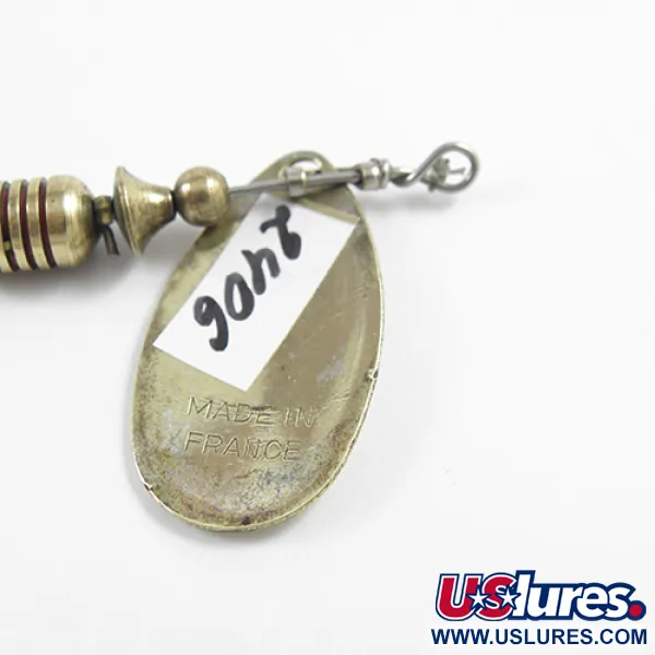 Mepps Aglia 2 Spinner, Messing, 4,5g, Roter Zielpunkt, #2406