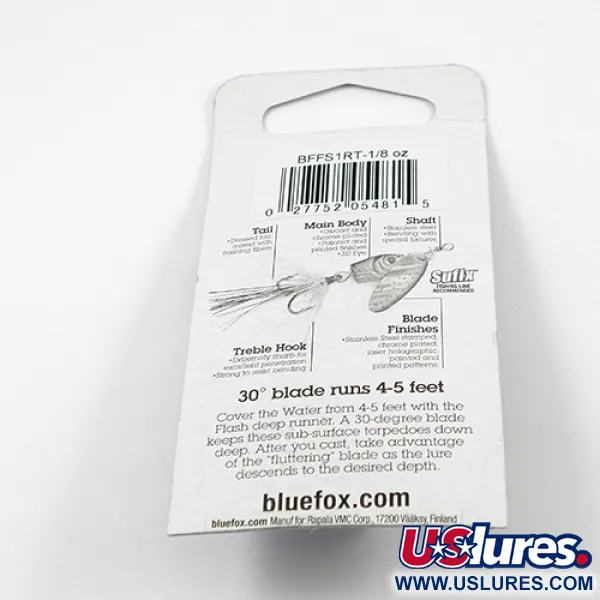 Blue Fox Flash Deep Runner Spinner, Trout, 4g, Feder-Drilling, #2413