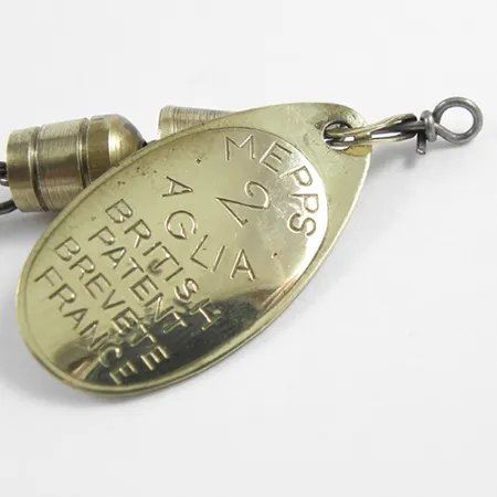 Mepps Aglia 2 Spinner, Messing, 4.5g, klassisches Blatt, #2414