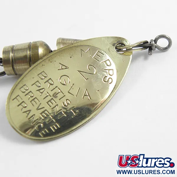 Mepps Aglia 2 Spinner, Messing, 4.5g, klassisches Blatt, #2414