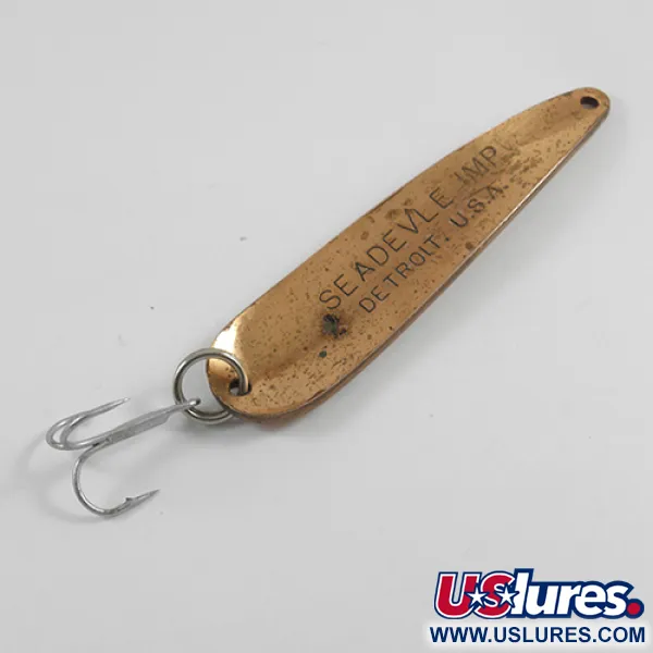 Eppinger Dardevle Seadevle Imp Blinker, Kupfer, 28g, Geprägt, #2426