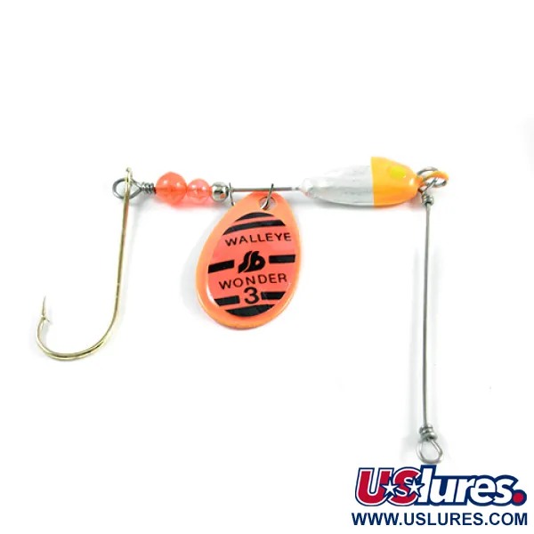 South Bend Walleye Wonder 3 Spinner, Fluoreszierendes Orange, 13g, #2431