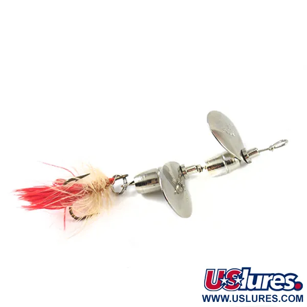 Hildebrandt Hildebrandt 3 Spinner, Nickel, 7g, befederter Drilling, #2433