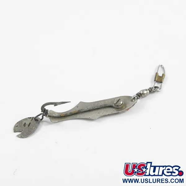 Weedless Pflueger Wobbler Blinker, Nickel, 1,4g, Krautschutz, #2435