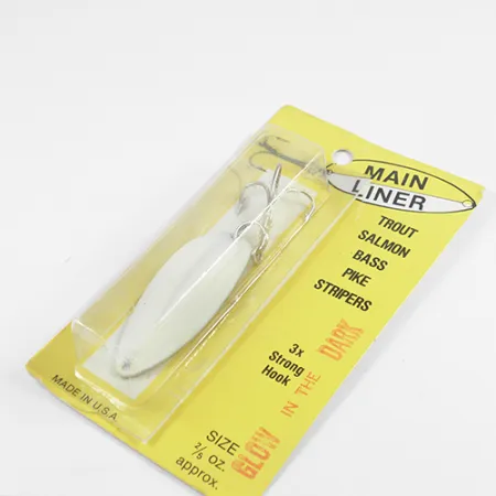 TODDCO Main liner Blinker, Weiß / Nickel, 11g, 3x Strong Hook, #2439