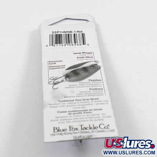 Blue Fox Strobe Tear Drop Spoon, Nickel/Blau, 7g, Blinker, #2440