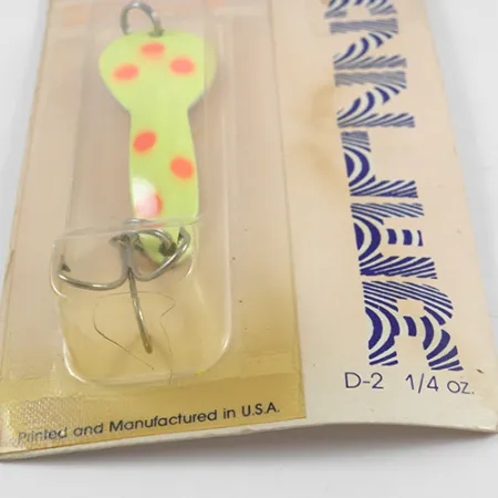 Acme Dazzler Blinker, Gelb / Rot, 7g, Vintage-Köder, #2441