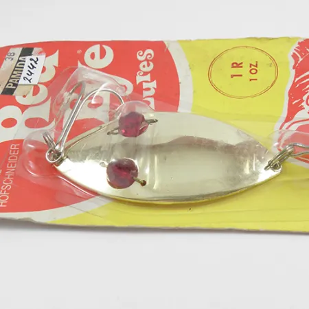 Hofschneider Red Eye Wiggler Blinker, Gold, 28g, Glasaugen, #2442