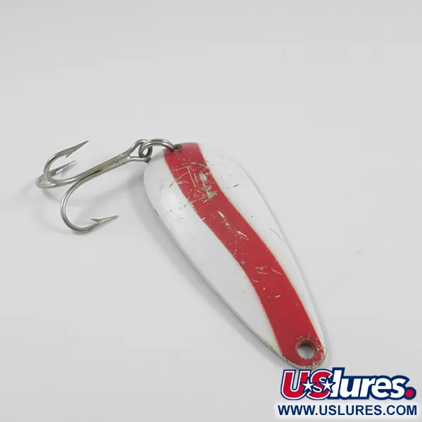 Len Thompson #2 Löffelblinker, Rot/Weiß/Messing, 28g, Messing, #2460