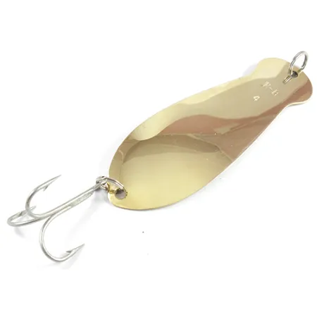K-B Bait K-B Spoon 4 Blinker, Gold, 40g, Tiefe Wölbung, #2470