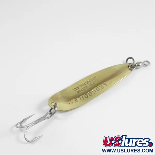 Luhr Jensen Krocodile Die #5 Blinker, Gold, 21g, Weitwurf, #2480
