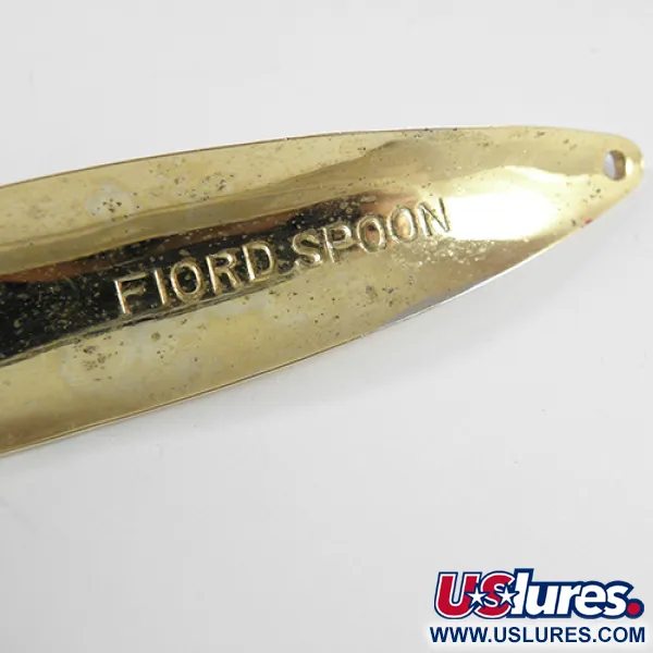 ACME Fiord Spoon Blinker, Gold/Orange, 18g, Feder-Einzelhaken, #2485