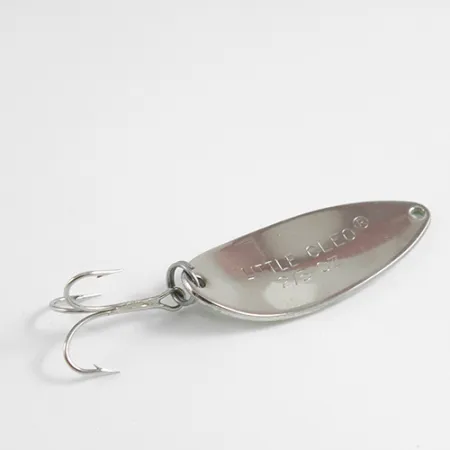 Acme Little Cleo Glow Blinker, Nickel/Weiß/Glow, 11,5g, Glow, #2512