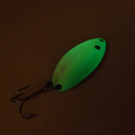 Acme Little Cleo Glow Blinker, Nickel/Weiß/Glow, 11,5g, Glow, #2512