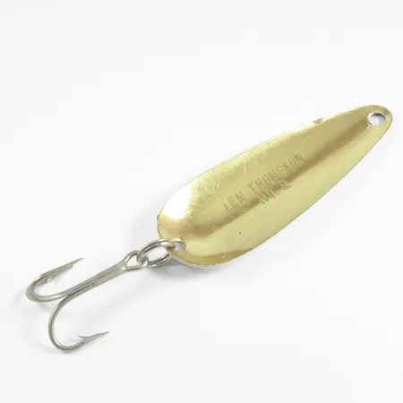 Len Thompson #2 Blinker, Schwarz/Weiß/Messing, 28g, Klassik, #2518