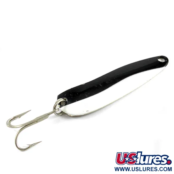 Len Thompson #2 Blinker, Schwarz/Weiß/Messing, 28g, Klassik, #2518