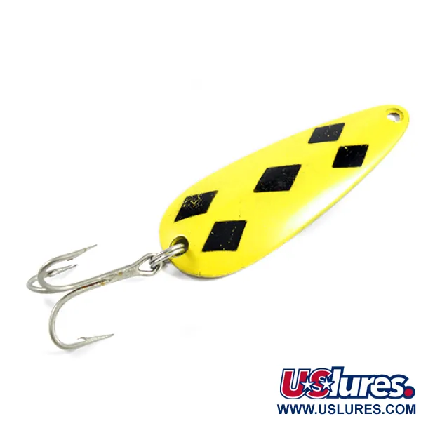 Len Thompson #2 Blinker, Gelb/Schwarz/Messing, 28g, #2519