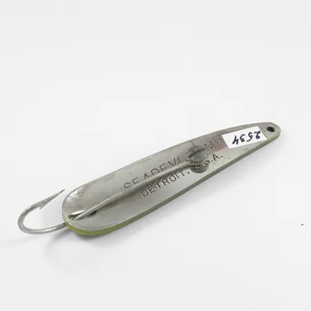 Weedless Dardevle Seadevle Imp Blinker, Frog, 28g, krautfrei, #2534