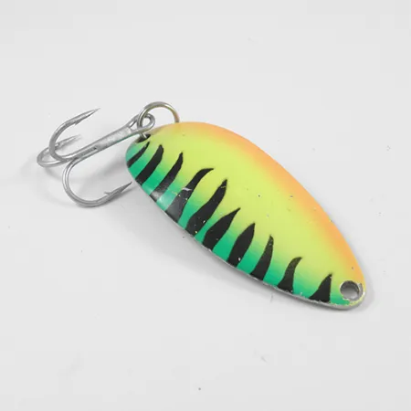 Seneca Little Cleo (Hula Girl) Blinker, Fire Tiger, 14g, Vintage, #2540