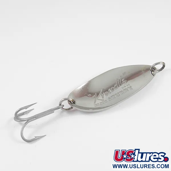 Luhr Jensen Lil' Kroc (Stubby) Blinker, Nickel/Rot, 21g, #2542