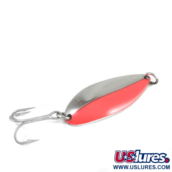 Luhr Jensen Lil' Kroc (Stubby) Blinker, Nickel/Rot, 21g, #2542