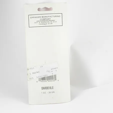 Eppinger Dardevle Blinker, Rot / Nickel / Elfenbein, 28g, #2557