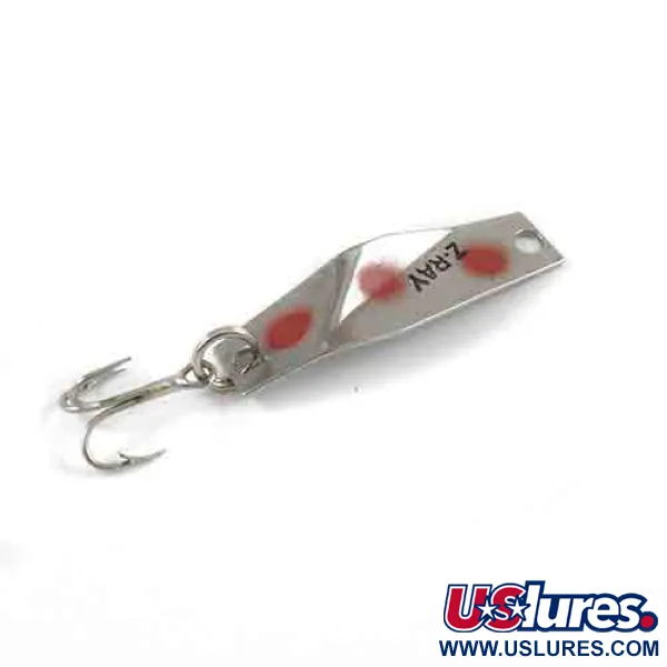 Z-RAY Lures Z-Ray Model 110 Blinker, Nickel/Rot, 1,5g, #2563