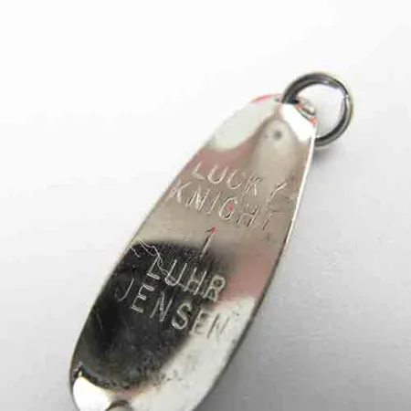 Luhr Jensen Lucky Knight 1 Blinker, Nickel / Rot, 1,1g, #2565