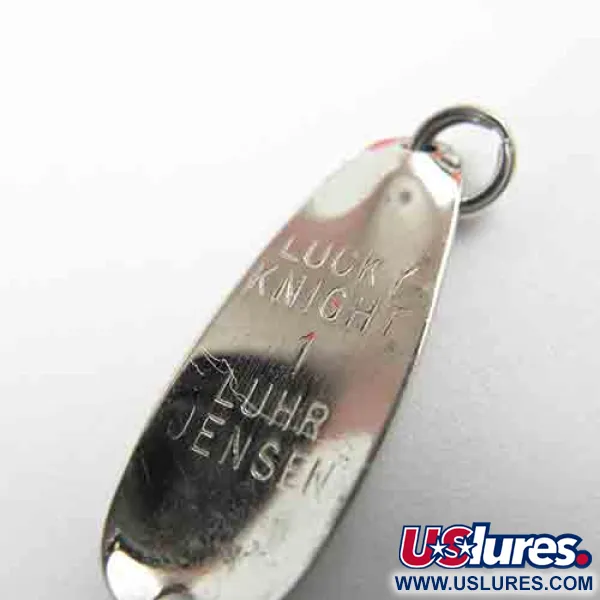 Luhr Jensen Lucky Knight 1 Blinker, Nickel / Rot, 1,1g, #2565