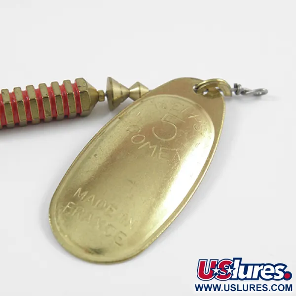 Mepps Comet 5 Dressed Spinner, Gold/Rot, 13g, Wechselhaken, #2566