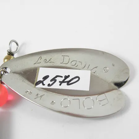 Luhr Jensen Les Davis Bolo Spinner, Messing/Nickel, 14g, #2570