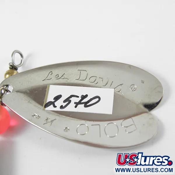 Luhr Jensen Les Davis Bolo Spinner, Messing/Nickel, 14g, #2570