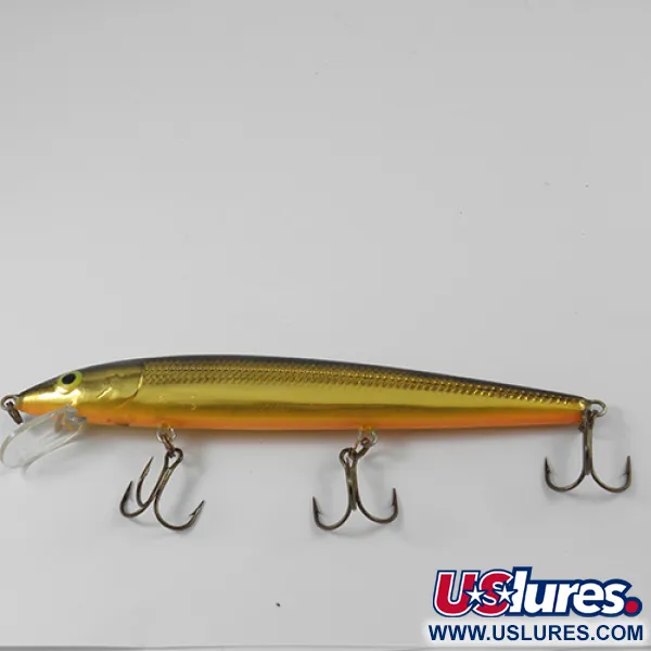Rapala Original Floater Wobbler, Gold, 18g, Balsa, #2574
