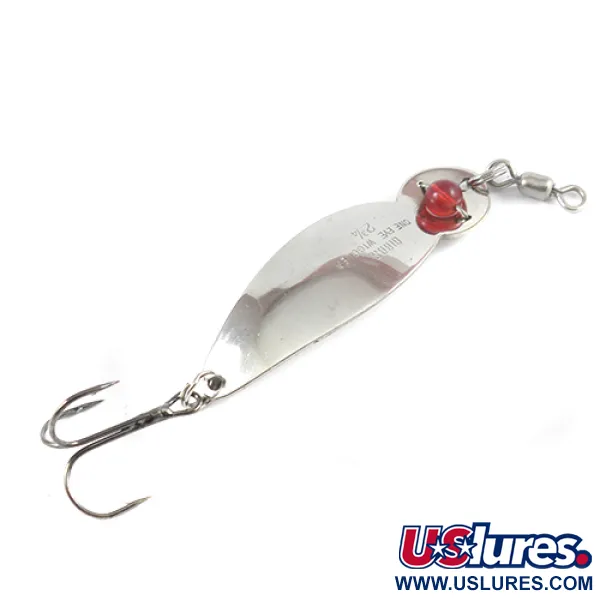 Gibbs One Eye Wiggler Blinker, Nickel/Rotes Auge, 16g, Glasperle, #2586