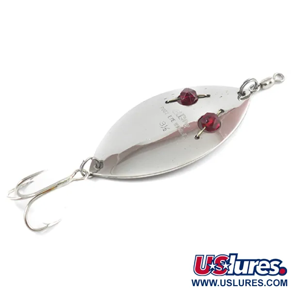 Gibbs Ruby Eye Wiggler Blinker, Nickel / Red Eyes, 35g, Glasaugen, #2587