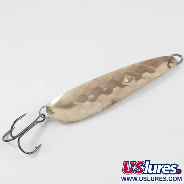 Luhr Jensen Diamond King 4 Blinker, Gehämmertes Gold, 14g, #2588