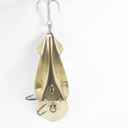 Buck Perry Spoonplug Löffelblinker, Messing, 14g, Vintage, #2589