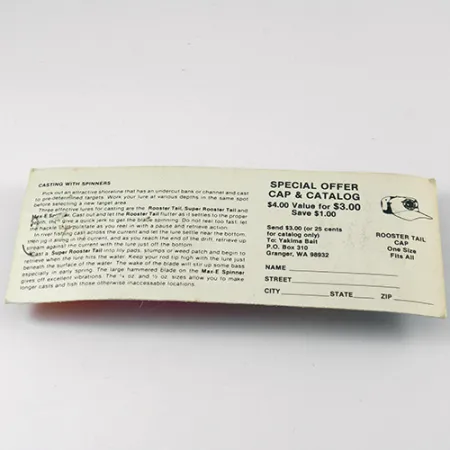 Worden’s Original Rooster Tail 6 Spinner, Silber/Pink, 15g, #2597