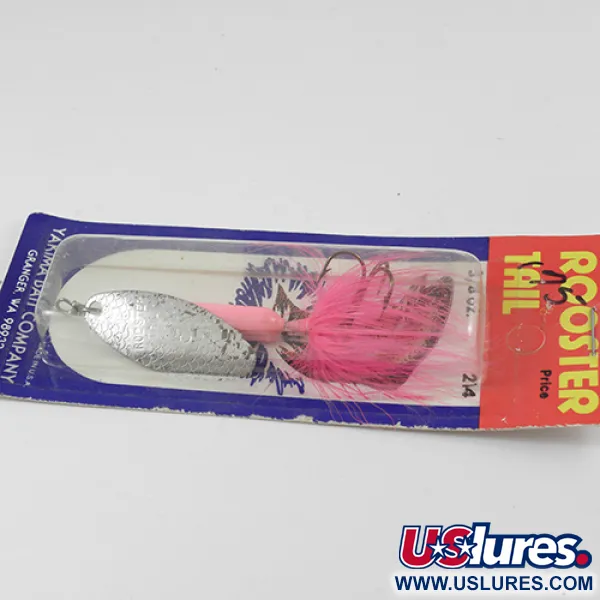 Worden’s Original Rooster Tail 6 Spinner, Silber/Pink, 15g, #2597