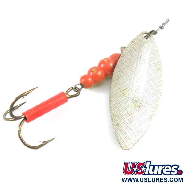 Mepps Aglia Long 4 Spinner, Nickel, 17g, Weidenblatt, #2606